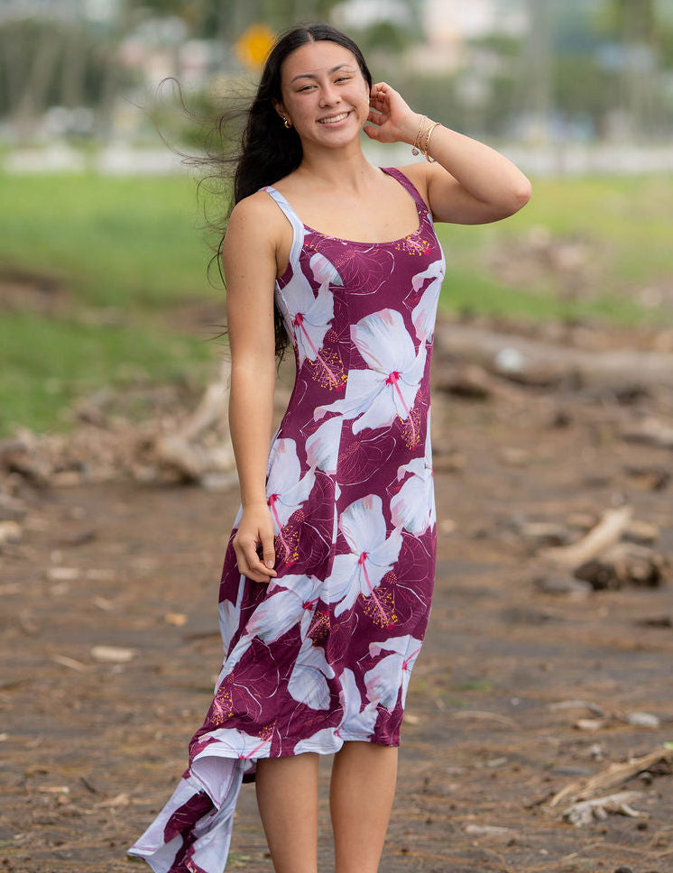 Women's Bamboo High-Low Dress in Garden Party XX-Small Women's Bamboo High-Low Dress in Garden Party XX-Small