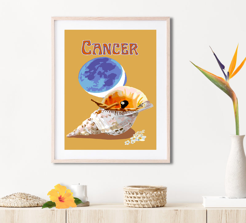 Cancer Matted Print