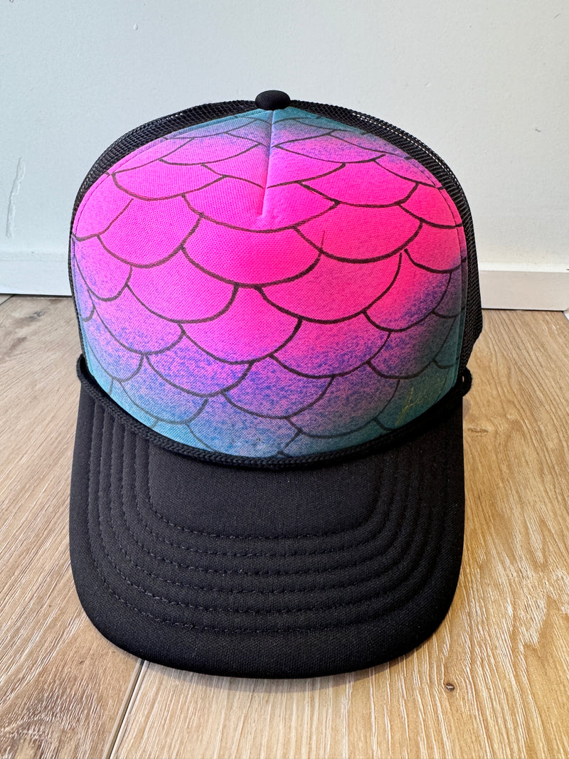 Mermaid Handpainted Hat