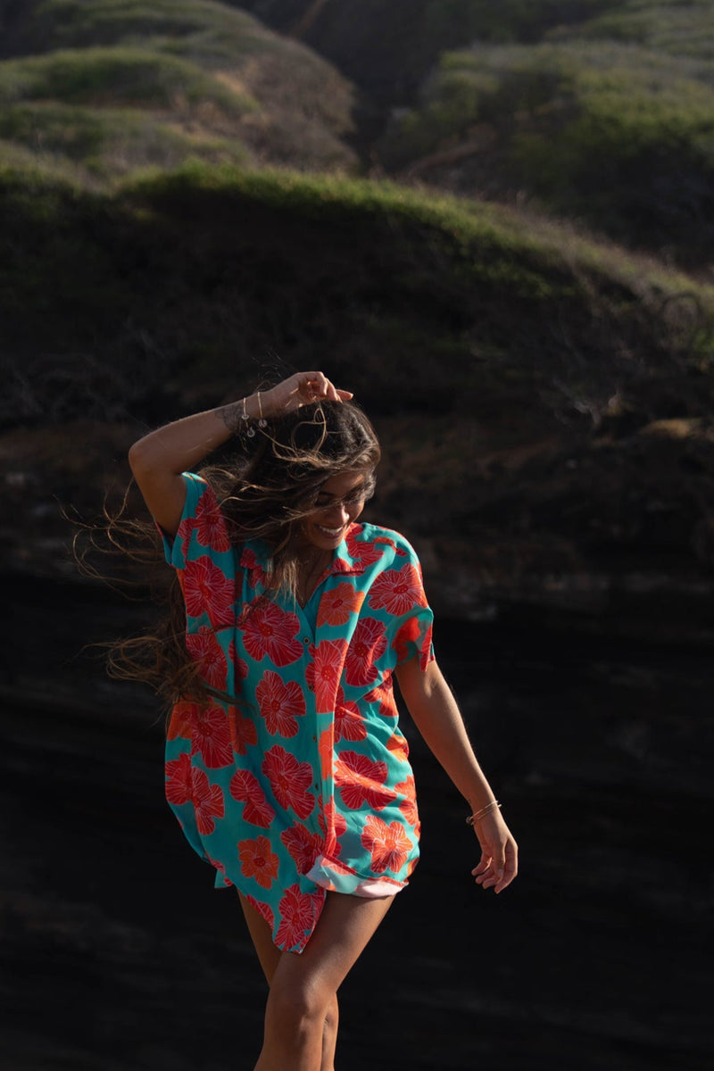 Women’s Oversized Shirt in Retro Hau