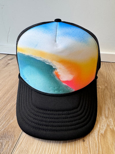 Sunset and Kai Handpainted Hat