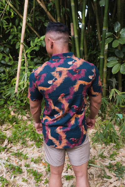 Mens Aloha Tee in Songbird