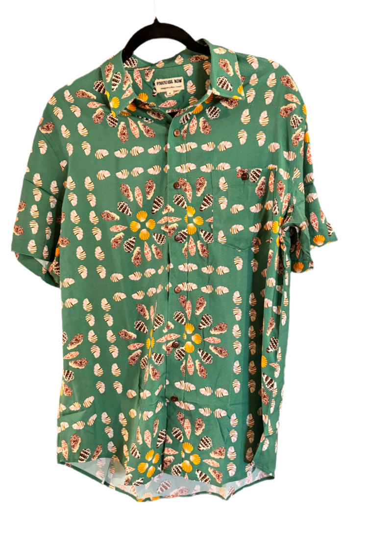 Mens Aloha Tee in Shell Quilt