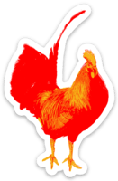 Rooster Sticker