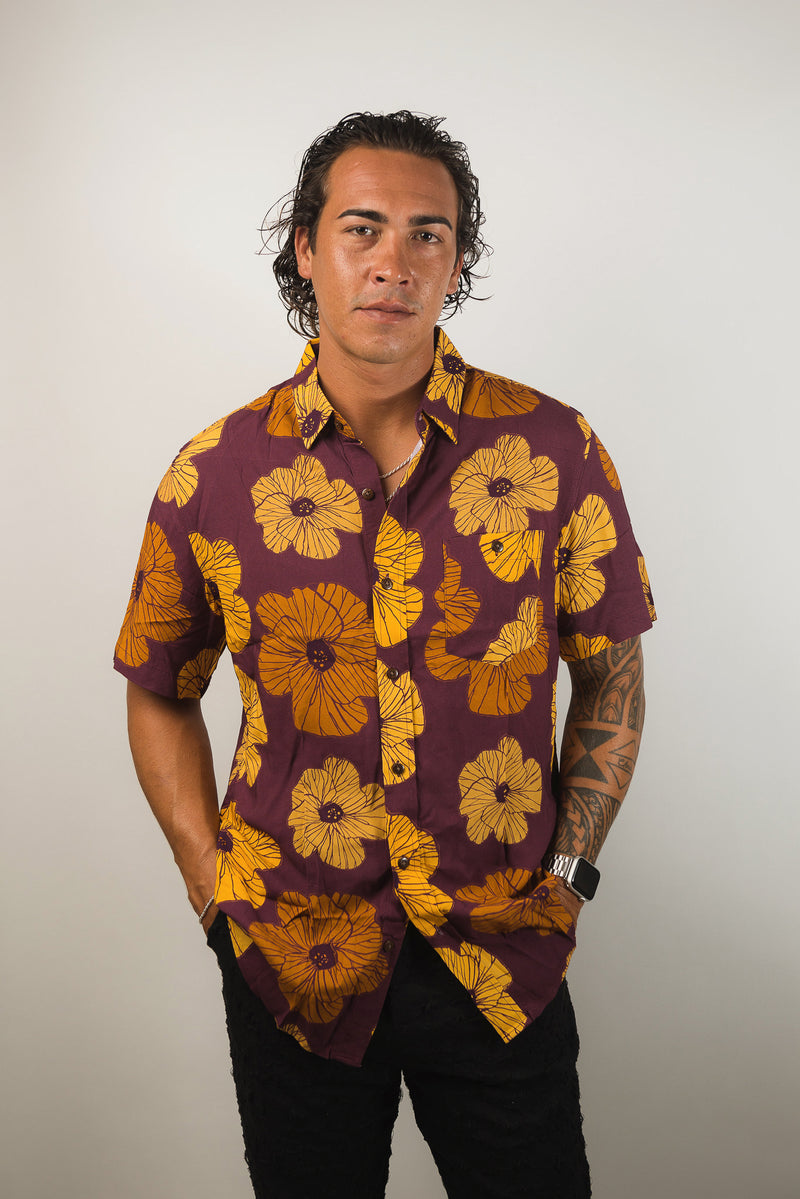 Mens Aloha Tee in Hau