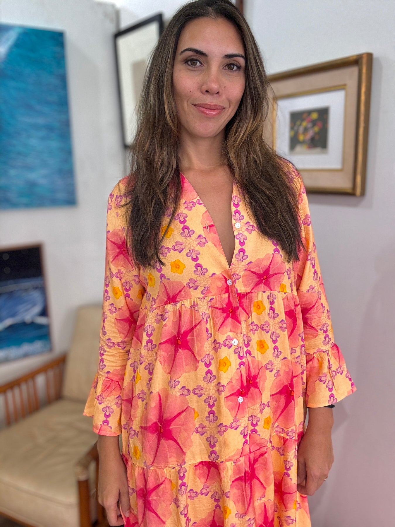 morning glory party dress Morning Glory Party Dress Morning Glory Sleeveless Star Pattern Midi A-Line Dress YesStyle