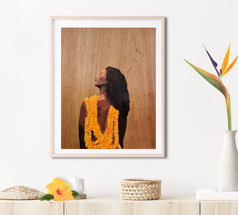 Keala Matted Print