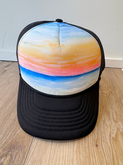 Sunset and Kai Handpainted Hat