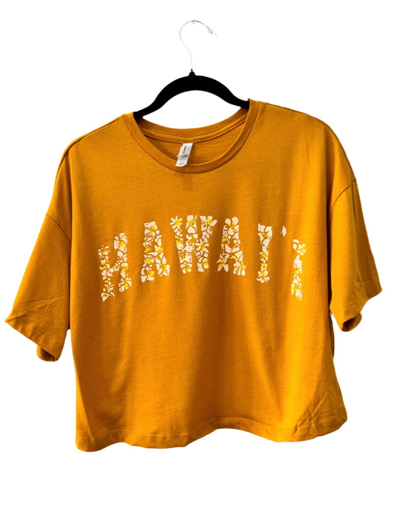 SALE Hawai’i Pua Crop Tee SMALL