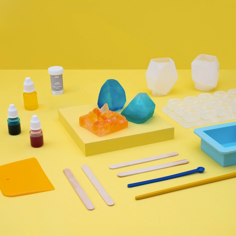 Crystal Geode Soapmaking Kit, Diy Soap Making Kit For Kids