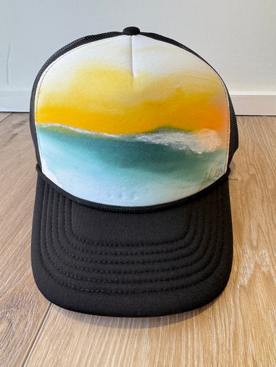 Sunset and Kai Handpainted Hat