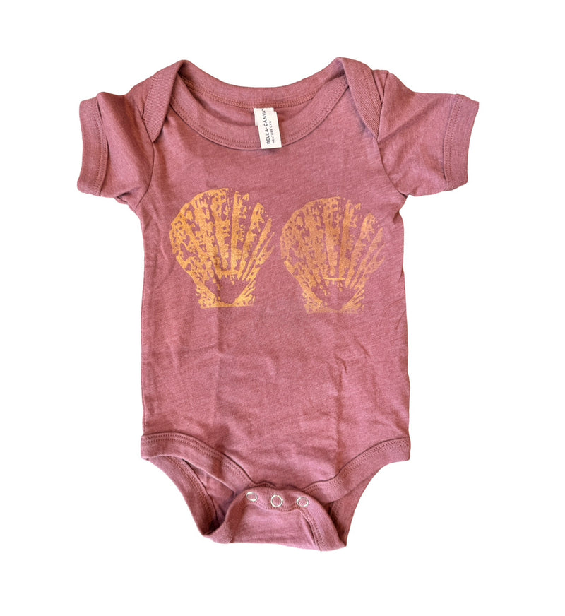 Little Mermaid Mauve Onesie