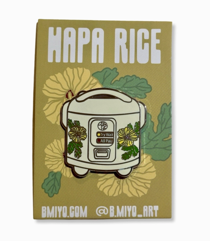 Hapa Rice Enamel Pin