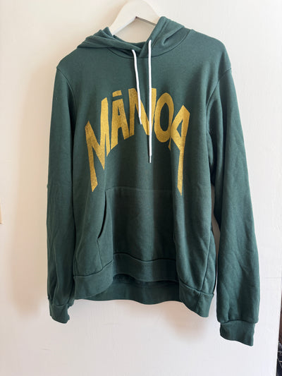 Manoa Unisex Hoodie in Green and Gold