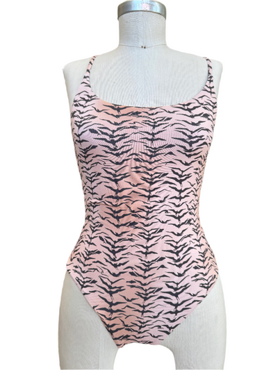 Women's Cross Back One-Piece Bikini in Wild Iwa
