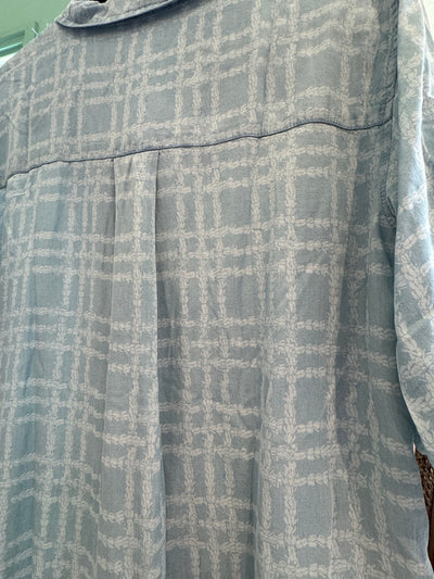 Women's Shirt Dress in Pikake Palaka