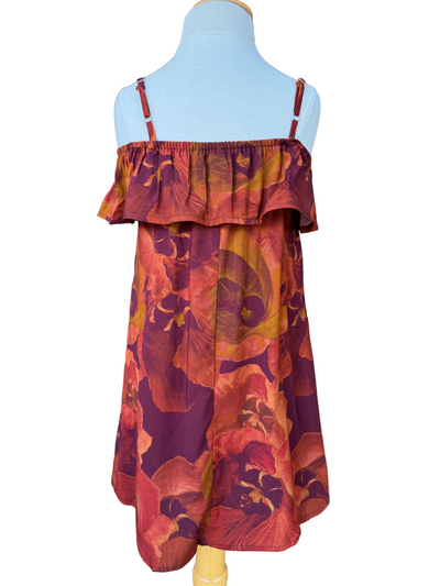Girls Aloha Dress in Autumn Hau
