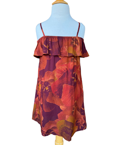Girls Aloha Dress in Autumn Hau