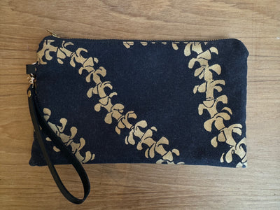 Hand Printed Wristlet