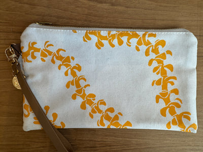 Hand Printed Wristlet