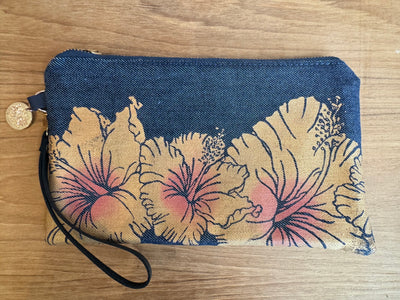 Hand Printed Wristlet