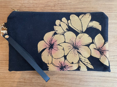 Hand Printed Wristlet