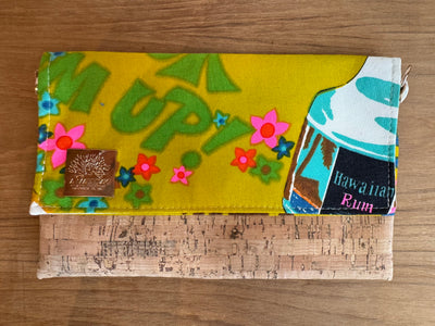 Up-Cycled Vintage Fold Over Clutch