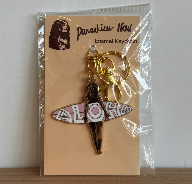 Aloha Board Keychain / Purse Charm