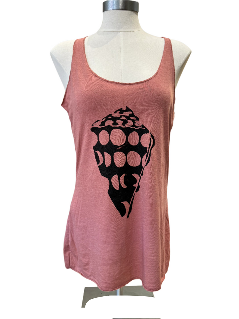 Mahina Cone Tank in Rose