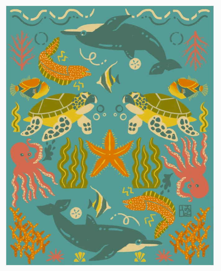 Ka Lalo Kai Greeting Cards