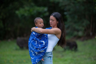 Kalo Blues Baby Swaddle