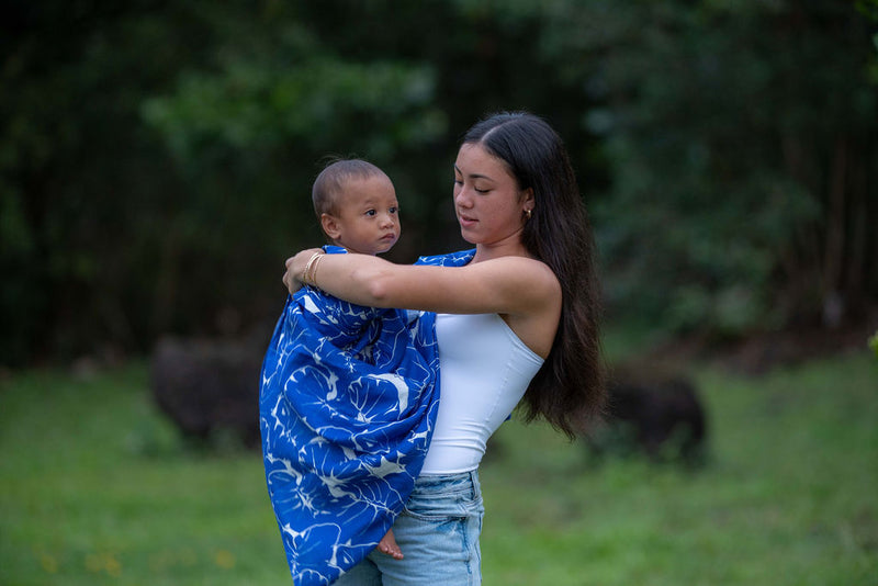 Kalo Blues Baby Swaddle