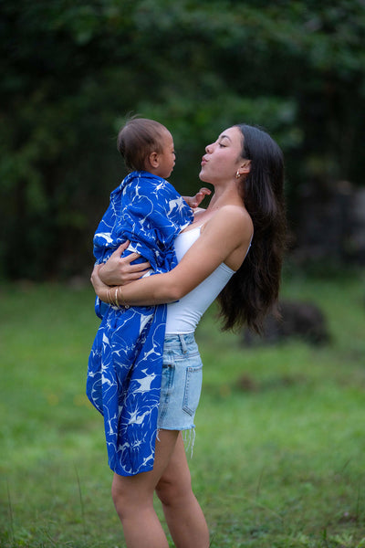 Kalo Blues Baby Swaddle