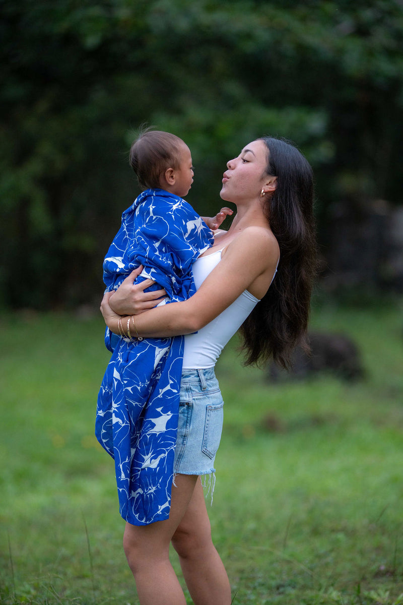 Kalo Blues Baby Swaddle