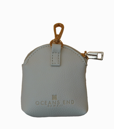 Leilani Creme Mini Pouch Keychain