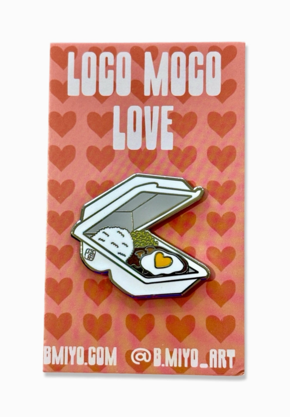 Loco Moco Enamel Pin
