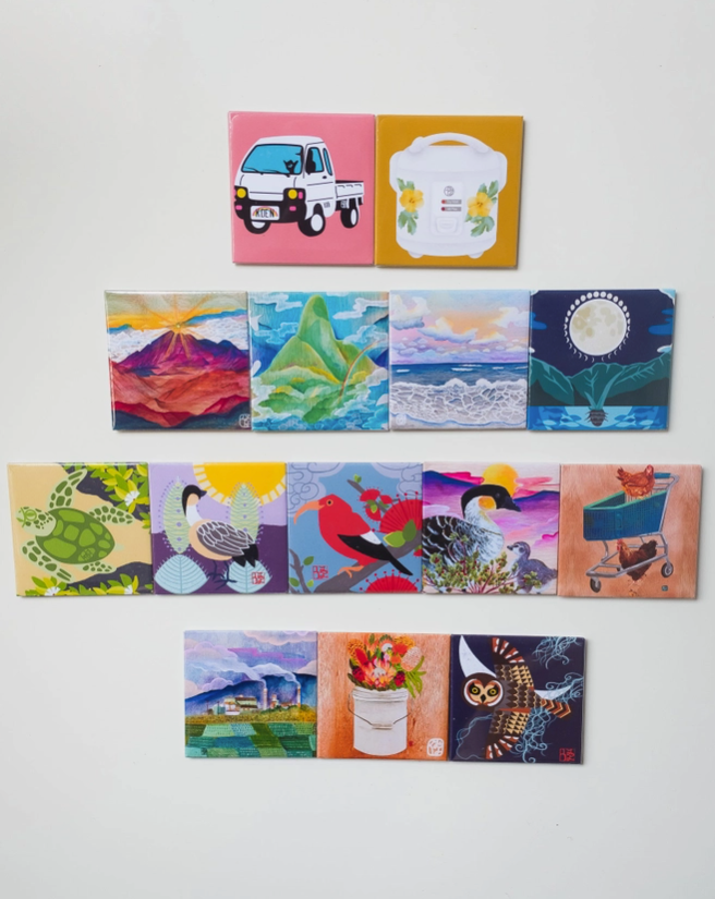 Protea Bucket Magnet