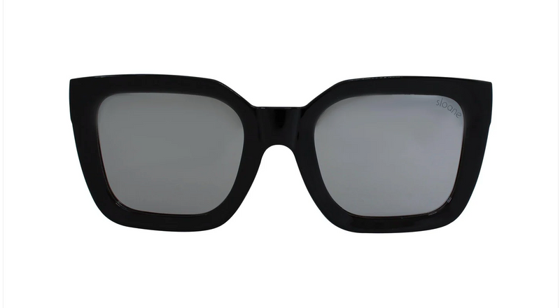 Noemy Sunglasses (Black/Silver)