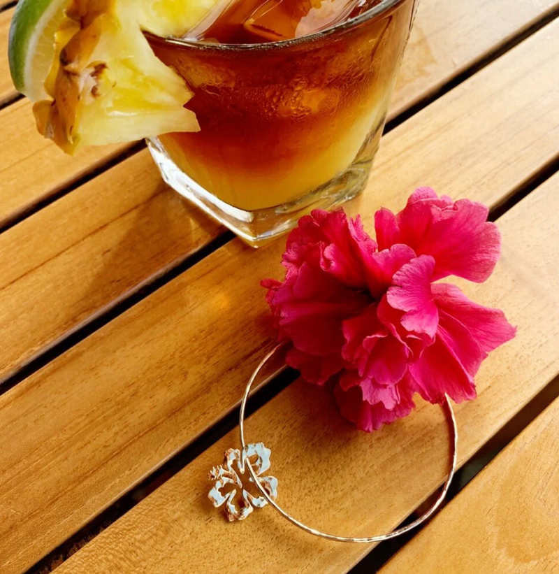 Aloha Hibiscus Bangle