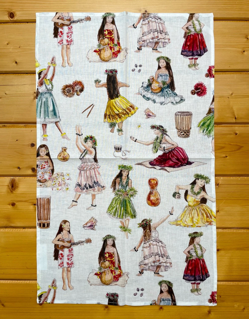 Hula Tea Towel