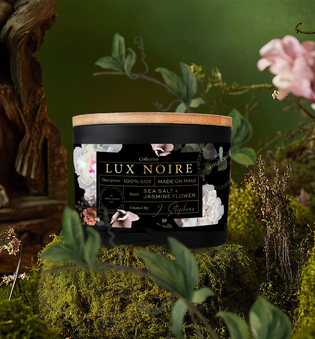 Lux Noire 100% Soy Large Candle – Paradise Now Hawaiʻi