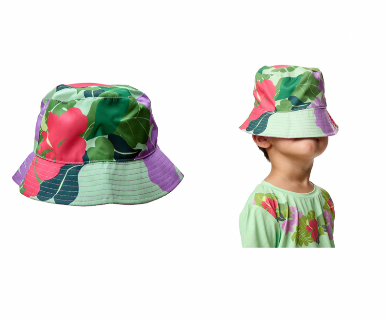 Reversible Pua Palaka Bucket Hat (Kids)