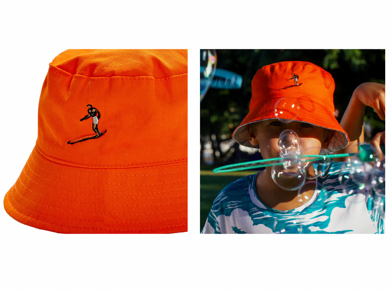 Surf Check Reversible Bucket Hat (Kids)