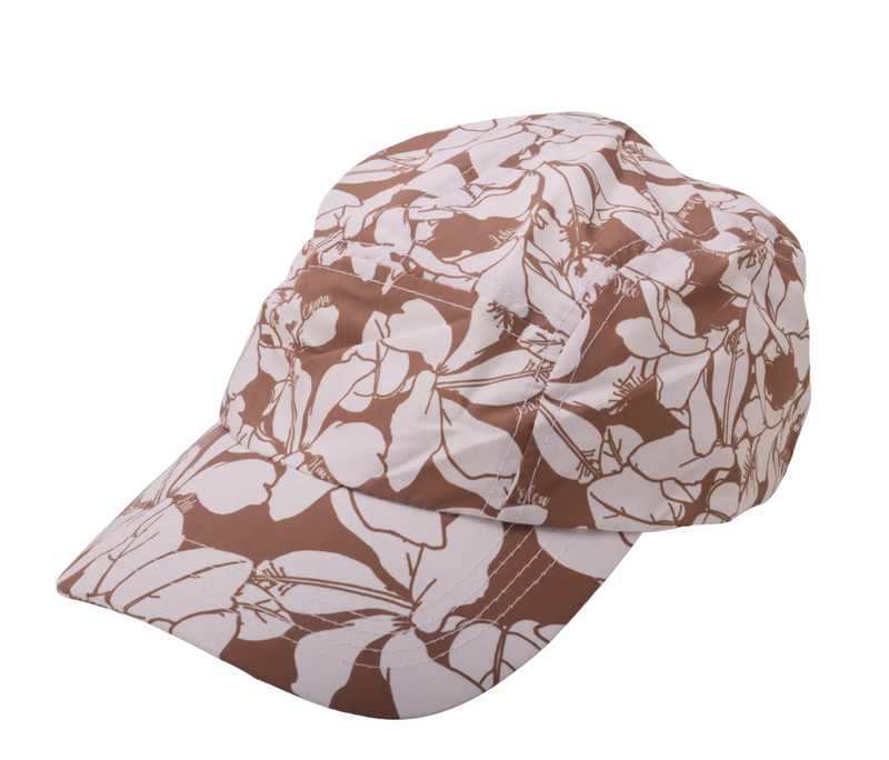 Hibiscus Beige UPF40+ Hat