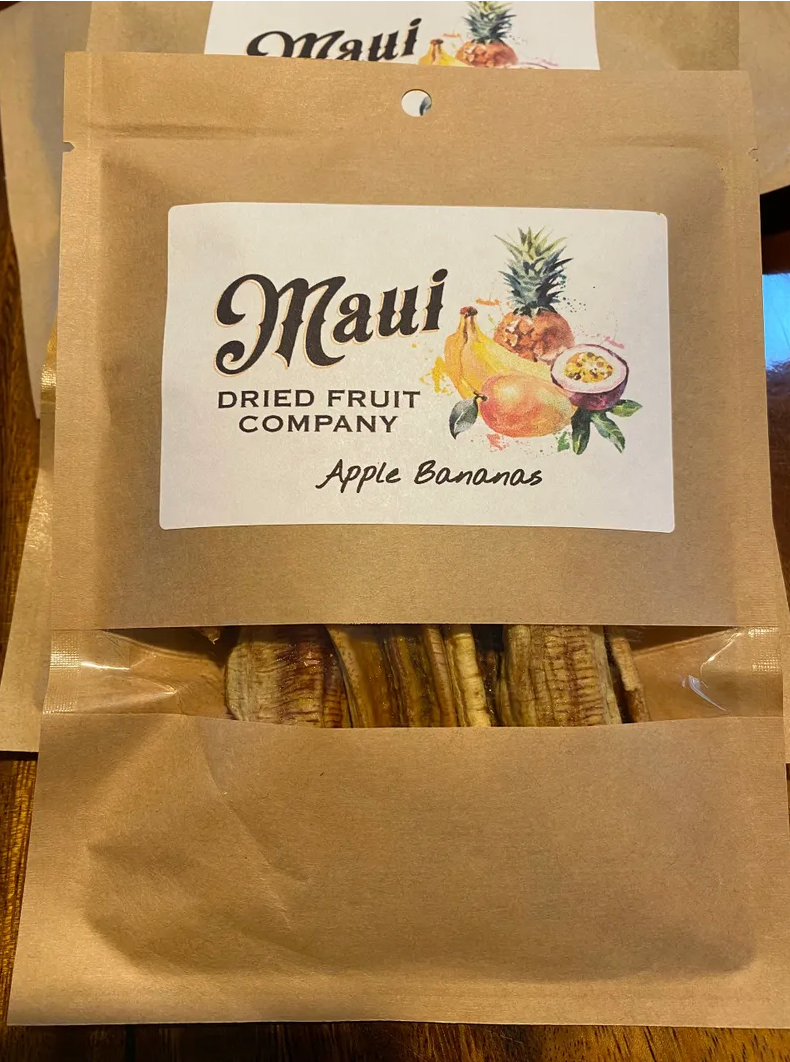 Apple Bananas - Maui Dried Fruit Co.