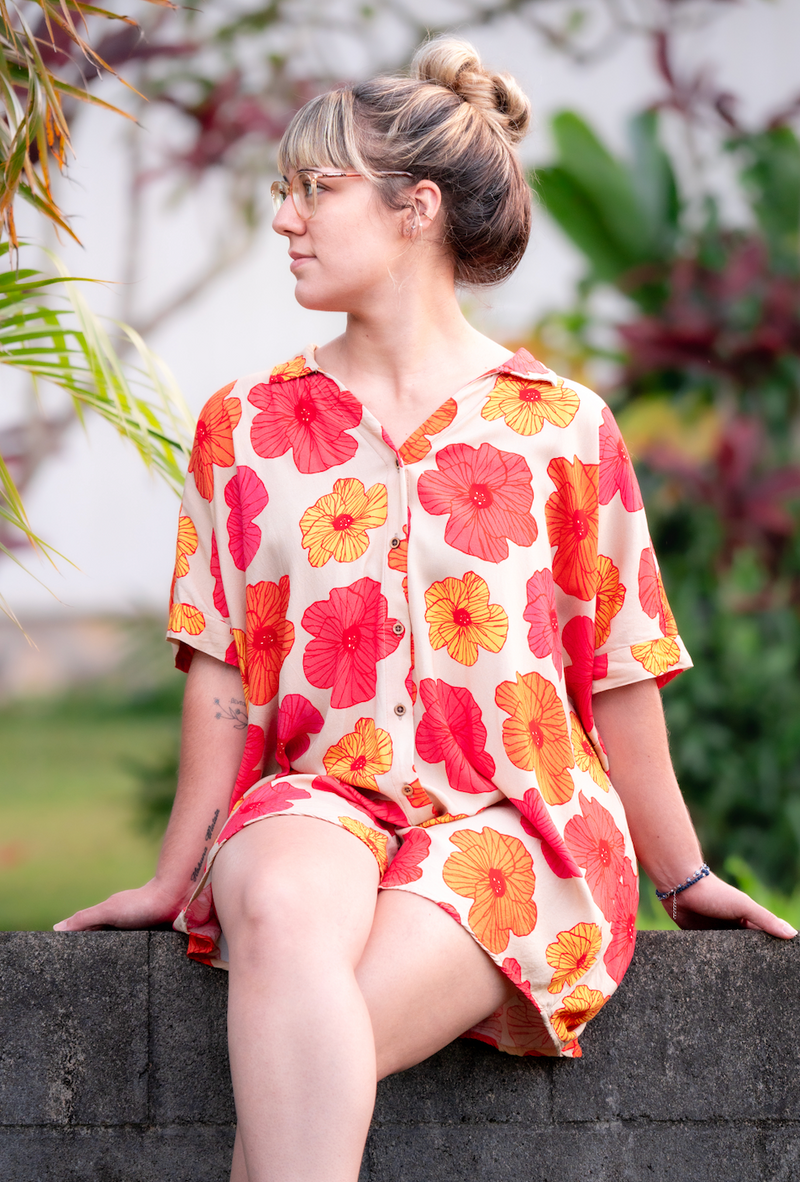 Women’s Oversized Shirt in Neutral Hau