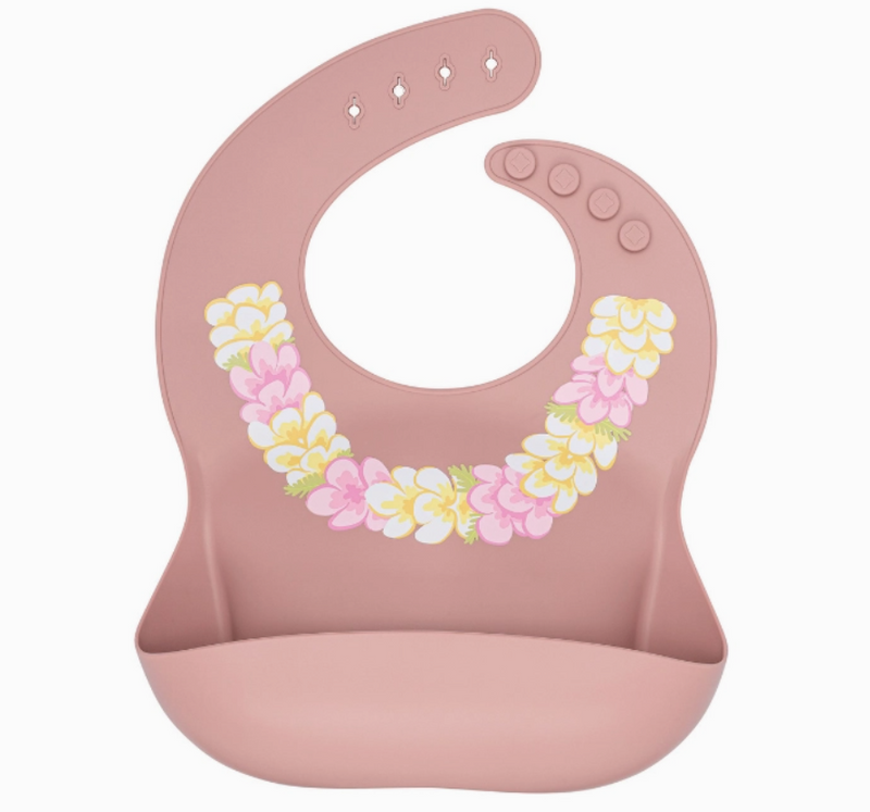 Silicone Bib | Flower Lei