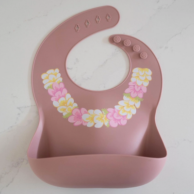 Silicone Bib | Flower Lei