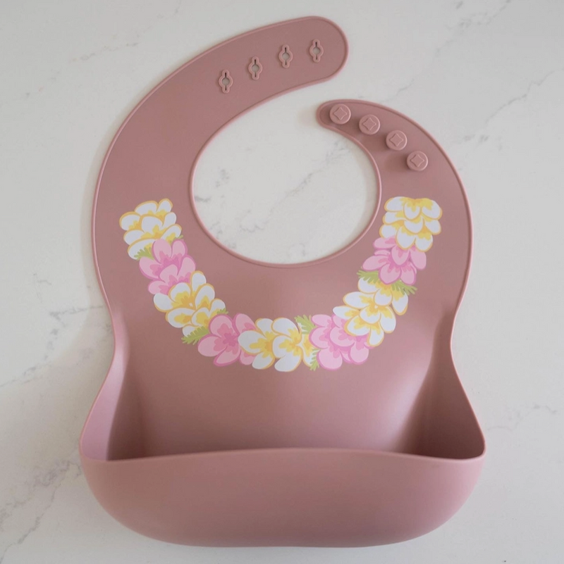 Silicone Bib | Flower Lei