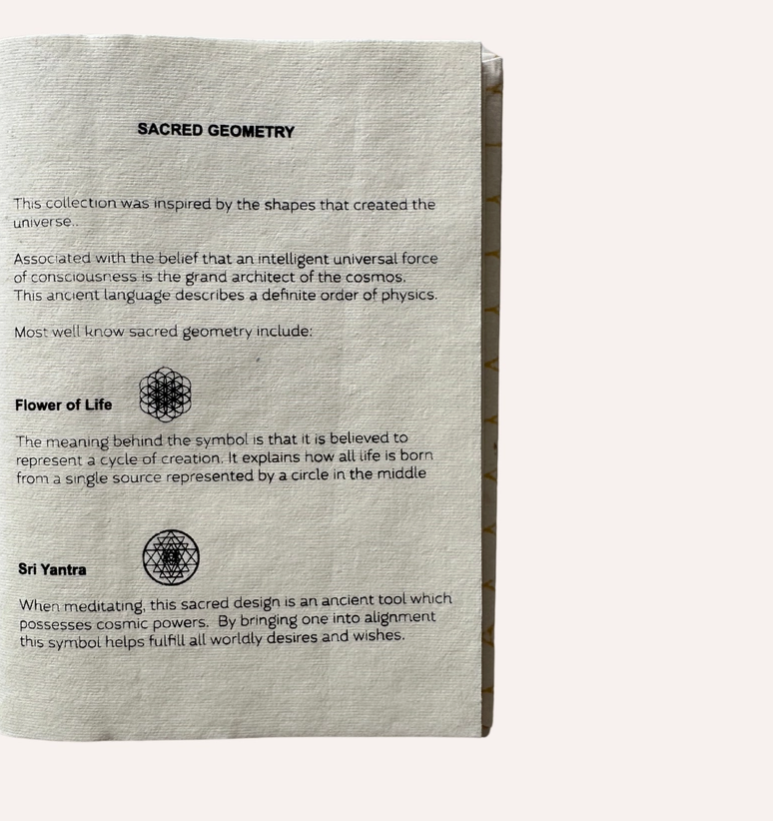 Tree Free Journal Sacred Geometry Collection - Mini